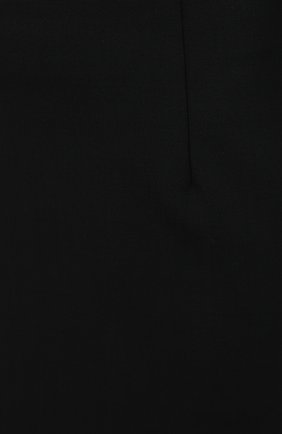 Женская юбка AREA черного цвета, арт. PF20S03032 | Фото 5 (Материал внешний: Шерсть, Синтетический материал; Длина Ж (юбки, платья, шорты): Мини; Женское Кросс-КТ: Юбка-одежда; Стили: Романтичный; Материал подклада: Хлопок)