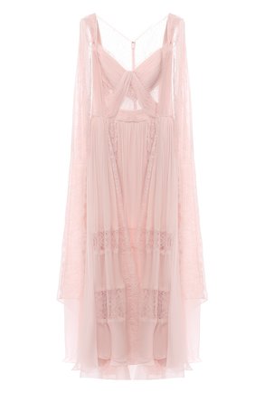 Женское шелковое платье ZUHAIR MURAD светло-розового цвета по цене 539500 руб., арт. DRP20015/CHSI003 | Фото 1 Женское шелковое платье ZUHAIR MURAD светло-розового цвета, арт. DRP20015/CHSI003 | Фото 1
