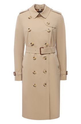 Женский хлопковый тренч BURBERRY бежевого цвета по цене 145000 руб., арт. 8027909 | Фото 1 Женский хлопковый тренч BURBERRY бежевого цвета, арт. 8027909 | Фото 1