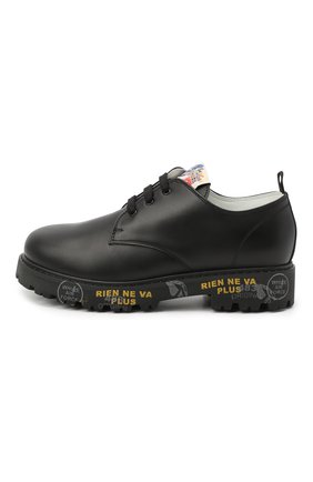 Детские кожаные туфли PREMIATA WILL BE черного цвета по цене 17500 руб., арт. G0-URBAN/11-221470/JUN | Фото 2 Детские кожаные туфли PREMIATA WILL BE черного цвета, арт. G0-URBAN/11-221470/JUN | Фото 2 (Материал внутренний: Натуральная кожа)