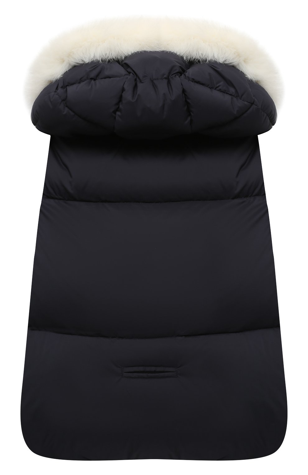 Детский пуховый конверт MONCLER синего цвета по цене 50800 руб., арт. F2-951-1G509-02-53333 | Фото 2 Детский пуховый конверт MONCLER синего цвета, арт. F2-951-1G509-02-53333 | Фото 2