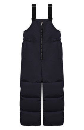 Детский пуховый комбинезон MONCLER темно-синего цвета по цене 33800 руб., арт. F2-954-2A500-00-68352/4-6A | Фото 1 Детский пуховый комбинезон MONCLER темно-синего цвета, арт. F2-954-2A500-00-68352/4-6A | Фото 1