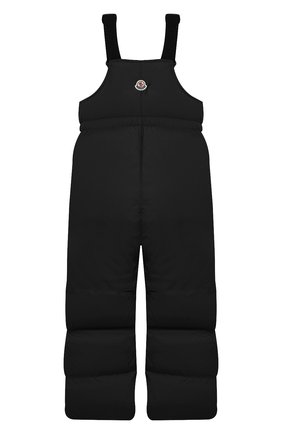 Детский пуховый комбинезон MONCLER черного цвета по цене 33800 руб., арт. F2-954-2A500-00-68352/4-6A | Фото 2 Детский пуховый комбинезон MONCLER черного цвета, арт. F2-954-2A500-00-68352/4-6A | Фото 2