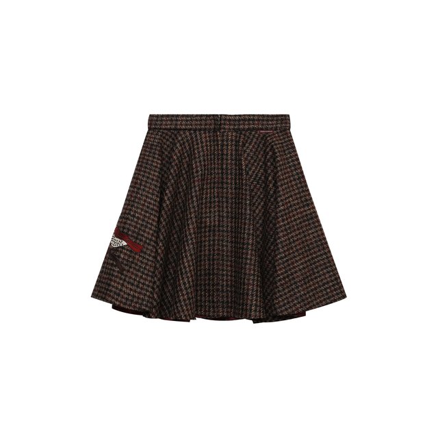 Шерстяная юбка Dolce & Gabbana L53I73/FQMH3/8-14 Фото 2