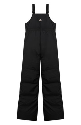 Детский пуховый комбинезон MONCLER черного цвета по цене 40500 руб., арт. F2-954-2A500-00-68352/12-14A | Фото 2 Детский пуховый комбинезон MONCLER черного цвета, арт. F2-954-2A500-00-68352/12-14A | Фото 2