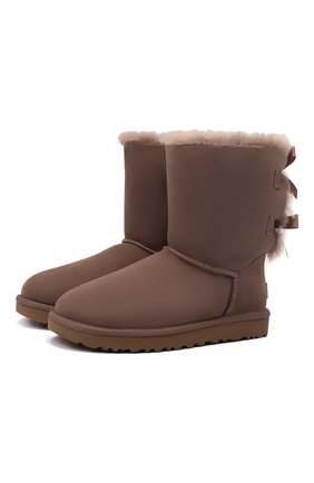 Женские замшевые сапоги bailey bow UGG коричневого цвета по цене 19140 руб., арт. 1016225_CRBO | Фото 1 Женские замшевые сапоги bailey bow UGG коричневого цвета, арт. 1016225_CRBO | Фото 1