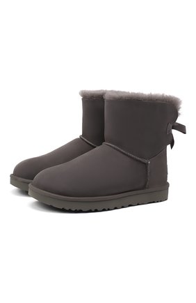 Женские замшевые сапоги bailey bow UGG серого цвета по цене 17150 руб., арт. 1016501_GREY | Фото 1 Женские замшевые сапоги bailey bow UGG серого цвета, арт. 1016501_GREY | Фото 1