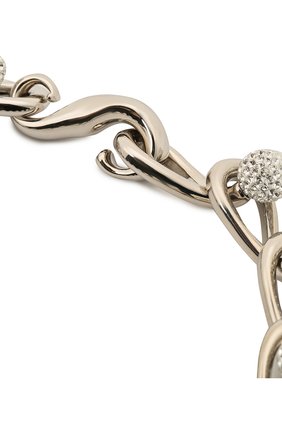 Женское колье LOEWE серебряного цвета по цене 79950 руб., арт. J646241X11 | Фото 2 Женское колье LOEWE серебряного цвета, арт. J646241X11 | Фото 2 (Материал: Металл)