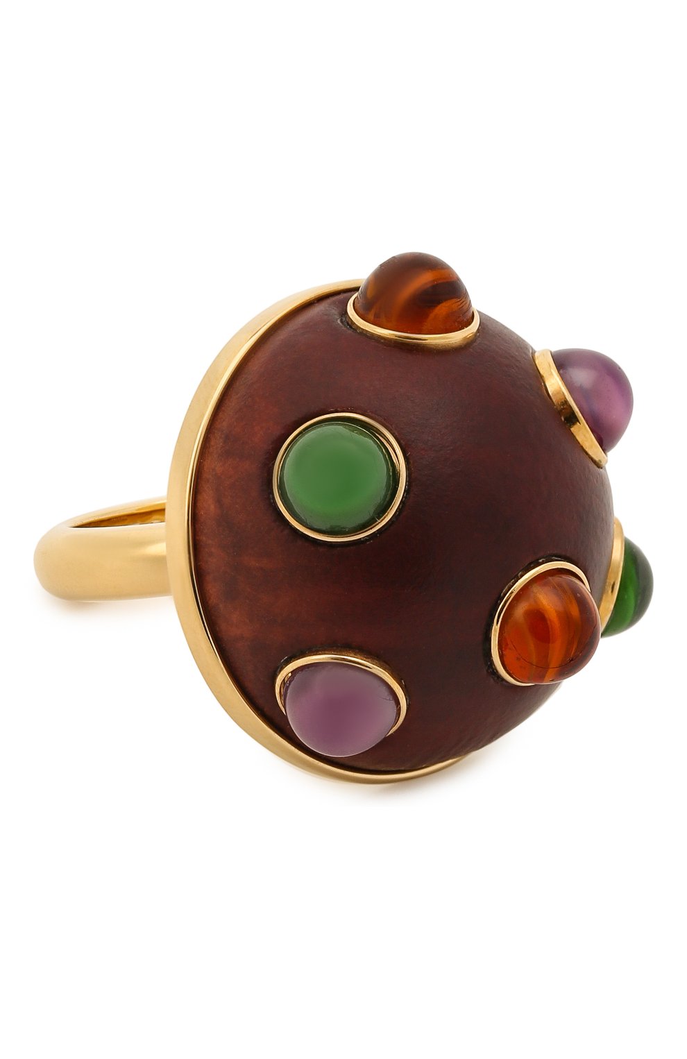 Женское кольцо LOEWE разноцветного цвета, арт. J053305X12 | Фото 1 (Материал: Металл)