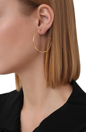 Женские серьги CHLOÉ золотого цвета по цене 17250 руб., арт. CHC19SFE61CB7 | Фото 2 Женские серьги CHLOÉ золотого цвета, арт. CHC19SFE61CB7 | Фото 2 (Материал: Металл)