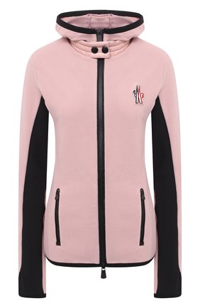 Женский кардиган MONCLER розового цвета по цене 47300 руб., арт. F2-098-8G710-00-80093 | Фото 1 Женский кардиган MONCLER розового цвета, арт. F2-098-8G710-00-80093 | Фото 1
