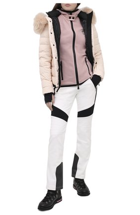 Женский кардиган MONCLER розового цвета по цене 47300 руб., арт. F2-098-8G710-00-80093 | Фото 2 Женский кардиган MONCLER розового цвета, арт. F2-098-8G710-00-80093 | Фото 2