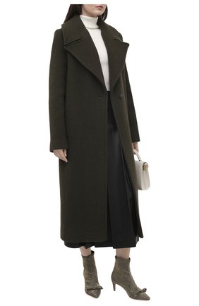 Женские текстильные ботильоны REDVALENTINO золотого цвета по цене 38750 руб., арт. UQ0S0E13/BDR | Фото 2 Женские текстильные ботильоны REDVALENTINO золотого цвета, арт. UQ0S0E13/BDR | Фото 2
