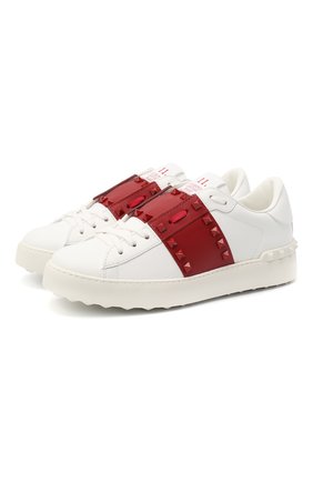 Кожаные кеды Valentino Garavani Rockstud | Фото №1 Кожаные кеды Valentino Garavani Rockstud | Фото №1