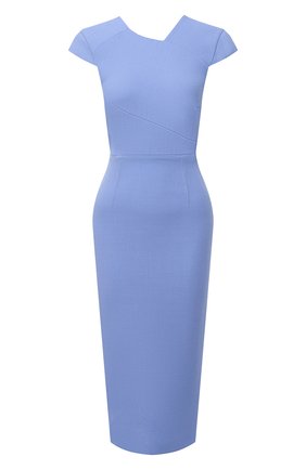 Женское шерстяное платье ROLAND MOURET голубого цвета по цене 138000 руб., арт. PW20/S0925/F4044 | Фото 1 Женское шерстяное платье ROLAND MOURET голубого цвета, арт. PW20/S0925/F4044 | Фото 1