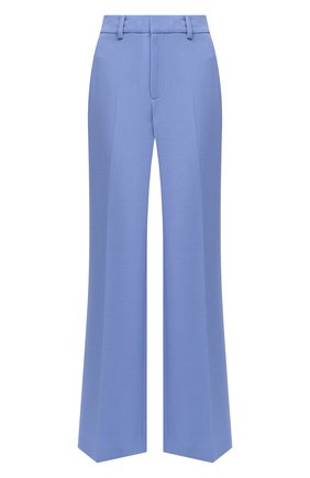 Женские шерстяные брюки ROLAND MOURET голубого цвета по цене 74900 руб., арт. PW20/S5077/F4044 | Фото 1 Женские шерстяные брюки ROLAND MOURET голубого цвета, арт. PW20/S5077/F4044 | Фото 1
