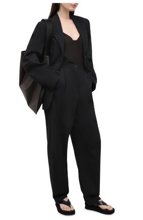 Женские шерстяные брюки ACNE STUDIOS серого цвета по цене 47350 руб., арт. AK0286 | Фото 2 Женские шерстяные брюки ACNE STUDIOS серого цвета, арт. AK0286 | Фото 2