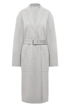 Женское шерстяное пальто HELMUT LANG светло-серого цвета по цене 98350 руб., арт. K06HW402 | Фото 1 Женское шерстяное пальто HELMUT LANG светло-серого цвета, арт. K06HW402 | Фото 1