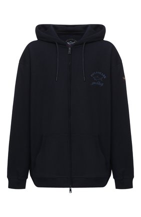 Мужская хлопковая толстовка PAUL&SHARK темно-синего цвета по цене 29750 руб., арт. C0P1022/C00/3XL-6XL | Фото 1 Мужская хлопковая толстовка PAUL&SHARK темно-синего цвета, арт. C0P1022/C00/3XL-6XL | Фото 1