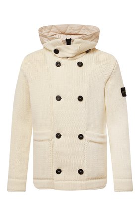 Мужская шерстяной кардиган STONE ISLAND белого цвета по цене 87600 руб., арт. 7315557B8 | Фото 1 Мужская шерстяной кардиган STONE ISLAND белого цвета, арт. 7315557B8 | Фото 1