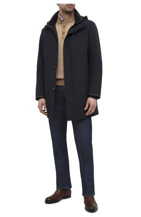 Мужские кожаные сапоги SANTONI коричневого цвета по цене 52600 руб., арт. MGNP17310SM0ICLBS52 | Фото 2 Мужские кожаные сапоги SANTONI коричневого цвета, арт. MGNP17310SM0ICLBS52 | Фото 2