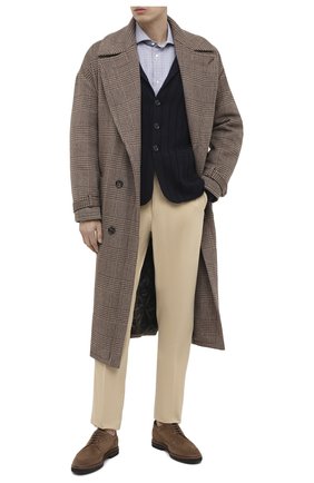 Мужская кардиган из кашемира и шелка LORO PIANA темно-синего цвета по цене 283000 руб., арт. FAL2083 | Фото 2 Мужская кардиган из кашемира и шелка LORO PIANA темно-синего цвета, арт. FAL2083 | Фото 2
