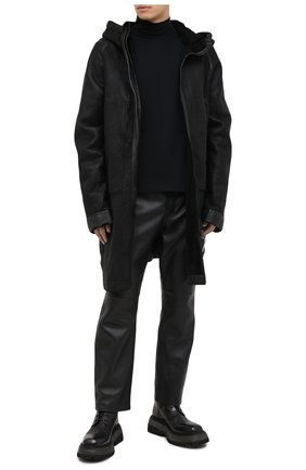 Мужской водолазка YOHJI YAMAMOTO черного цвета по цене 26200 руб., арт. HR-T99-079 | Фото 2 Мужской водолазка YOHJI YAMAMOTO черного цвета, арт. HR-T99-079 | Фото 2