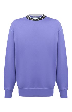 Мужской свитшот из вискозы и хлопка ACNE STUDIOS фиолетового цвета по цене 26200 руб., арт. BI0078 | Фото 1 Мужской свитшот из вискозы и хлопка ACNE STUDIOS фиолетового цвета, арт. BI0078 | Фото 1