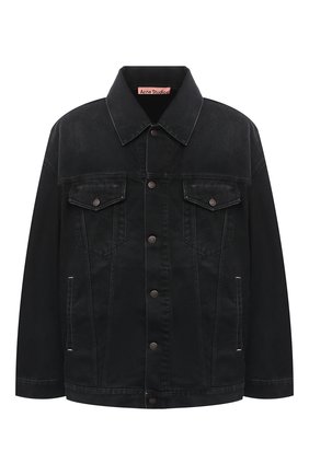 Мужская джинсовая куртка ACNE STUDIOS черного цвета по цене 35400 руб., арт. C90039/M | Фото 1 Мужская джинсовая куртка ACNE STUDIOS черного цвета, арт. C90039/M | Фото 1