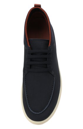 Мужские кожаные ботинки soho LORO PIANA темно-синего цвета, арт. FAL2903 | Фото 5 (Длина стельки: 27,5, 28,3, 29,6, 25,9, 25,7; Материал внешний: Кожа; Мужское Кросс-КТ: Ботинки-обувь; Материал внутренний: Натуральная кожа; Региональные ограничения белый список (Axapta Mercury): RU; Материал утеплителя: Без утеплителя; ширина носка стельки: 9,2, 8,7; толщина подошвы: 2, 1,8)