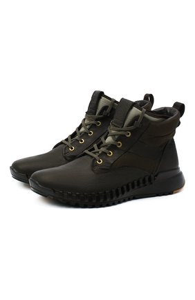Мужские комбинированные ботинки STONE ISLAND зеленого цвета по цене 46150 руб., арт. 7315S0796 | Фото 1 Мужские комбинированные ботинки STONE ISLAND зеленого цвета, арт. 7315S0796 | Фото 1