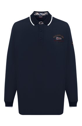 Мужское хлопковое поло PAUL&SHARK темно-синего цвета по цене 27200 руб., арт. A20P1769/C00/3XL-6XL | Фото 1 Мужское хлопковое поло PAUL&SHARK темно-синего цвета, арт. A20P1769/C00/3XL-6XL | Фото 1