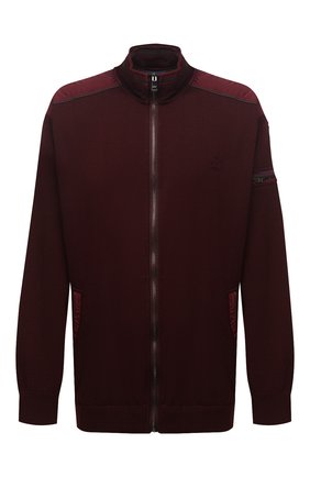 Мужской шерстяной кардиган PAUL&SHARK бордового цвета по цене 63250 руб., арт. I20P1255/FLV/3XL-6XL | Фото 1 Мужской шерстяной кардиган PAUL&SHARK бордового цвета, арт. I20P1255/FLV/3XL-6XL | Фото 1