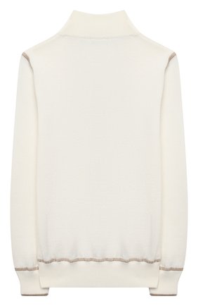 Детский хлопковый кардиган BRUNELLO CUCINELLI белого цвета по цене 43650 руб., арт. B29M10806A | Фото 2 Детский хлопковый кардиган BRUNELLO CUCINELLI белого цвета, арт. B29M10806A | Фото 2 (Рукава: Длинные; Материал внешний: Хлопок; Мальчики Кросс-КТ: Кардиган-одежда; Ростовка одежда: 4 года | 104 см, 6 лет | 116 см)