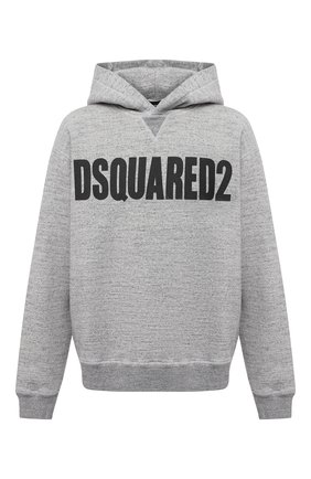 Мужской хлопковое худи DSQUARED2 темно-серого цвета по цене 49100 руб., арт. S71GU0412/S25148 | Фото 1 Мужской хлопковое худи DSQUARED2 темно-серого цвета, арт. S71GU0412/S25148 | Фото 1