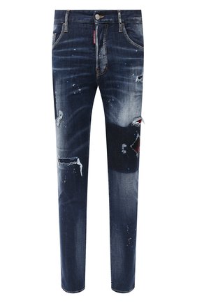 Мужские джинсы DSQUARED2 синего цвета по цене 54300 руб., арт. S71LB0838/S30708 | Фото 1 Мужские джинсы DSQUARED2 синего цвета, арт. S71LB0838/S30708 | Фото 1