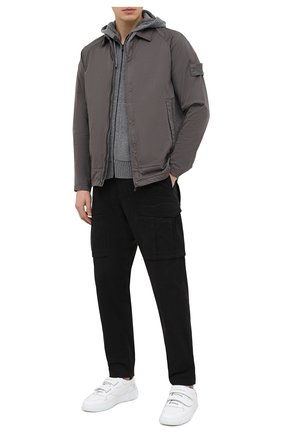 Мужская рубашка из хлопка и шерсти STONE ISLAND серого цвета по цене 37350 руб., арт. 7315116F4 | Фото 2 Мужская рубашка из хлопка и шерсти STONE ISLAND серого цвета, арт. 7315116F4 | Фото 2