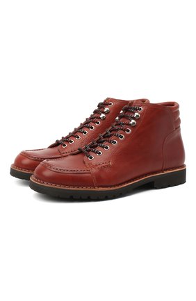 Мужские кожаные ботинки otto FRACAP коричневого цвета по цене 26800 руб., арт. 0TT0/NEBRASKA/CALFSKIN/SILVER ANTIK/R0CCIA | Фото 1 Мужские кожаные ботинки otto FRACAP коричневого цвета, арт. 0TT0/NEBRASKA/CALFSKIN/SILVER ANTIK/R0CCIA | Фото 1