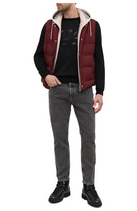 Мужские кожаные ботинки m120 FRACAP черного цвета по цене 27950 руб., арт. M120/NEBRASKA/FUR LAMB/CANNA FUCILE/R0CCIA | Фото 2 Мужские кожаные ботинки m120 FRACAP черного цвета, арт. M120/NEBRASKA/FUR LAMB/CANNA FUCILE/R0CCIA | Фото 2