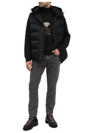 Мужские кожаные ботинки m127 FRACAP черного цвета по цене 28650 руб., арт. M127/NEBR./IMB.SUEDE/FUR LAMB/CANNA FUCILE/R0CCIA | Фото 2 Мужские кожаные ботинки m127 FRACAP черного цвета, арт. M127/NEBR./IMB.SUEDE/FUR LAMB/CANNA FUCILE/R0CCIA | Фото 2