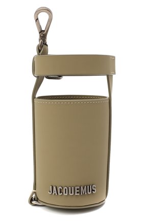 Мужской кожаный футляр для бутылки le porte gourde JACQUEMUS хаки цвета по цене 28500 руб., арт. 206SL12/313540 | Фото 1 Мужской кожаный футляр для бутылки le porte gourde JACQUEMUS хаки цвета, арт. 206SL12/313540 | Фото 1
