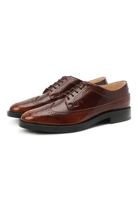 Женская кожаные дерби TOD’S коричневого цвета по цене 37650 руб., арт. XXW60C0DE20EB5 | Фото 1 Женская кожаные дерби TOD’S коричневого цвета, арт. XXW60C0DE20EB5 | Фото 1