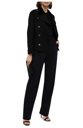 Женское кашемировое пальто GIORGIO ARMANI черного цвета по цене 398000 руб., арт. 0WHGG0HF/T00B2 | Фото 2 Женское кашемировое пальто GIORGIO ARMANI черного цвета, арт. 0WHGG0HF/T00B2 | Фото 2