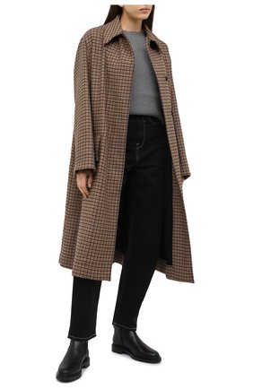 Женские кожаные ботинки GIORGIO ARMANI черного цвета по цене 85700 руб., арт. X1N133/XE791 | Фото 2 Женские кожаные ботинки GIORGIO ARMANI черного цвета, арт. X1N133/XE791 | Фото 2