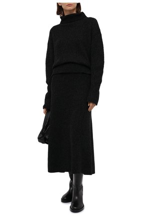 Женская юбка из кашемира и шерсти RALPH LAUREN темно-серого цвета по цене 177000 руб., арт. 293835481 | Фото 2 Женская юбка из кашемира и шерсти RALPH LAUREN темно-серого цвета, арт. 293835481 | Фото 2