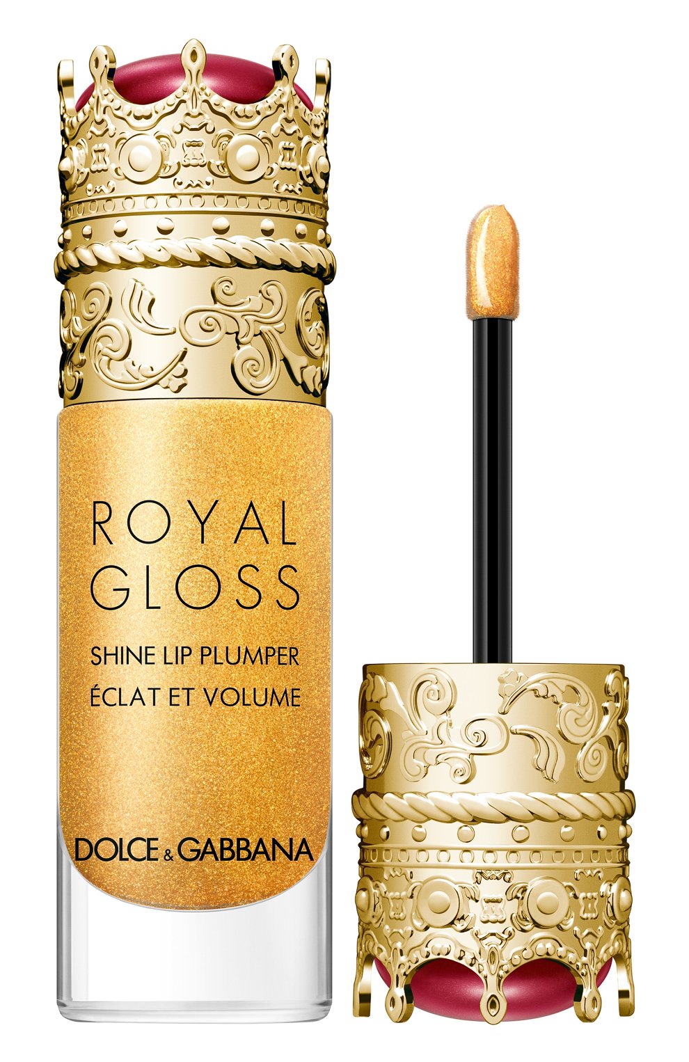 Блеск для губ с эффектом объема royal gloss, secret gold (6ml) DOLCE & GABBANA бесцветного цвета по цене 0 руб., арт. 30700089DG | Фото 2 Блеск для губ с эффектом объема royal gloss, secret gold (6ml) DOLCE & GABBANA бесцветного цвета, арт. 30700089DG | Фото 2