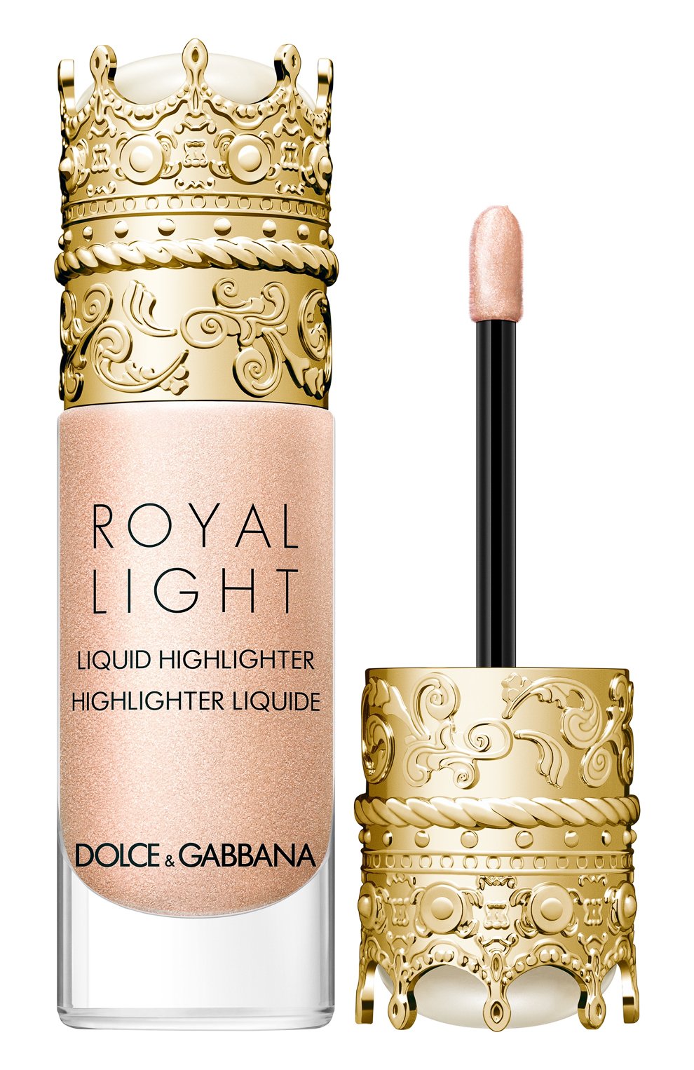 Жидкий хайлайтер royal light, оттенок diamond pink (7.5ml) DOLCE & GABBANA бесцветного цвета по цене 4200 руб., арт. 30700092DG | Фото 2 Жидкий хайлайтер royal light, оттенок diamond pink (7.5ml) DOLCE & GABBANA бесцветного цвета, арт. 30700092DG | Фото 2