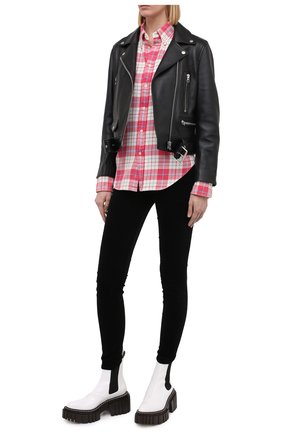 Женские брюки 7 FOR ALL MANKIND черного цвета по цене 26200 руб., арт. JSWTV650NJ | Фото 2 Женские брюки 7 FOR ALL MANKIND черного цвета, арт. JSWTV650NJ | Фото 2