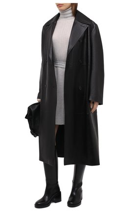 Женское платье HELMUT LANG серого цвета по цене 45900 руб., арт. K06HW707 | Фото 2 Женское платье HELMUT LANG серого цвета, арт. K06HW707 | Фото 2