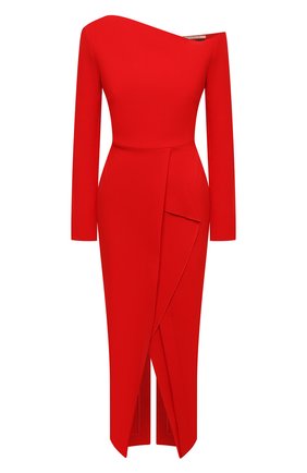 Женское шерстяное платье ROLAND MOURET красного цвета по цене 167000 руб., арт. PW20/S0919/F4044 | Фото 1 Женское шерстяное платье ROLAND MOURET красного цвета, арт. PW20/S0919/F4044 | Фото 1